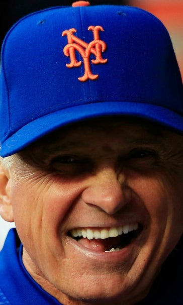 Mets manager Terry Collins stormed the Dodgers press box to visit Vin Scully